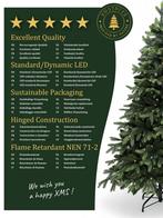XMS-Trees Kunstkerstboom Whistler H240xØ167cm inclusief LED, Diversen, Kerst, Ophalen of Verzenden, Nieuw