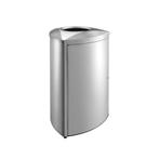 Driehoekige design afvalbak 70 ltr - Mat RVS, Huis en Inrichting, Woonaccessoires | Prullenbakken, Verzenden, Nieuw