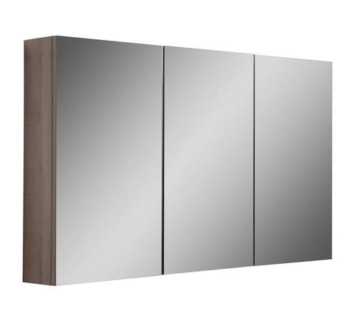 Badkamerkast Cuba 120 x 16 x 70 cm Bruin Eiken Spiegelkast, Huis en Inrichting, Badkamer | Badkamermeubels, Nieuw, Spiegelkast