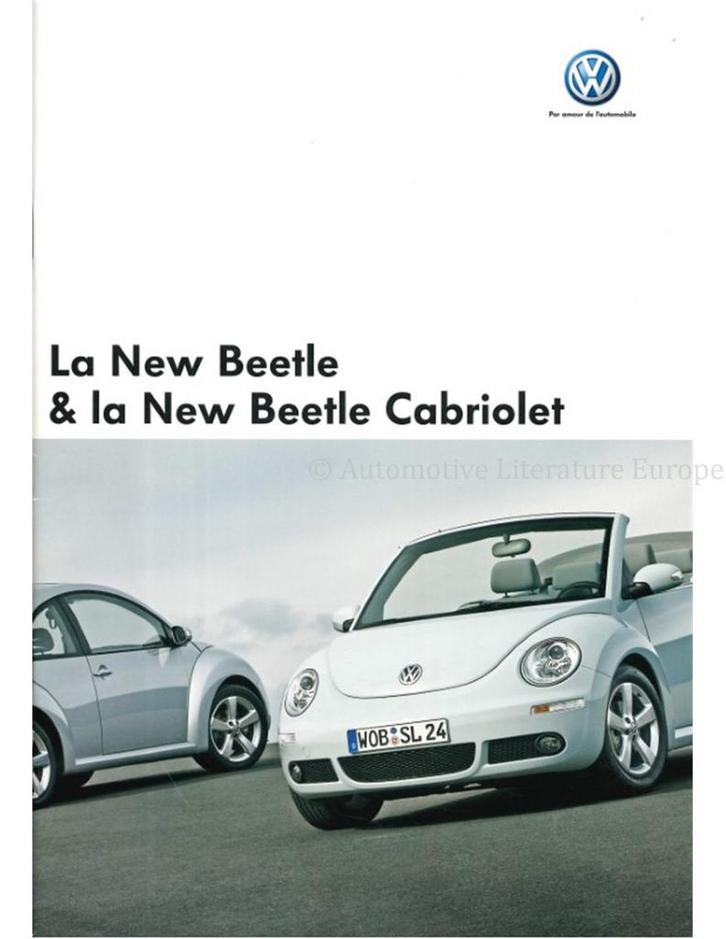 2005 VOLKSWAGEN NEW BEETLE (CABRIO) BROCHURE FRANS (BE), Boeken, Auto's | Folders en Tijdschriften, Volkswagen