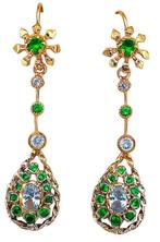 Zonder Minimumprijs - Oorbellen - 9 kt. Geel goud, Zilver, Sieraden, Tassen en Uiterlijk, Oorbellen, Nieuw
