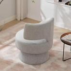 Grijze Draaistoel – Ergonomisch, Comfortabel &amp; 360° Rond, Huis en Inrichting, Stoelen, Verzenden, Nieuw, Eén, Stof
