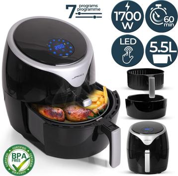 Airfryer XXL - 7-in-1 - 1700 Watt - Zwart beschikbaar voor biedingen