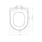 Toiletzitting Creavit AL0402 softclose, Ophalen of Verzenden, Nieuw