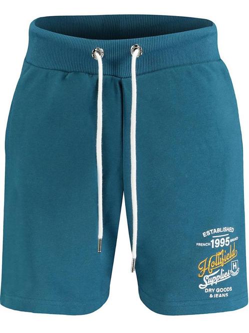 Korte Joggingbroek Heren Blauw Met Sluitkoorden Hollifield, Kleding | Heren, Broeken en Pantalons, Blauw, Nieuw, Verzenden