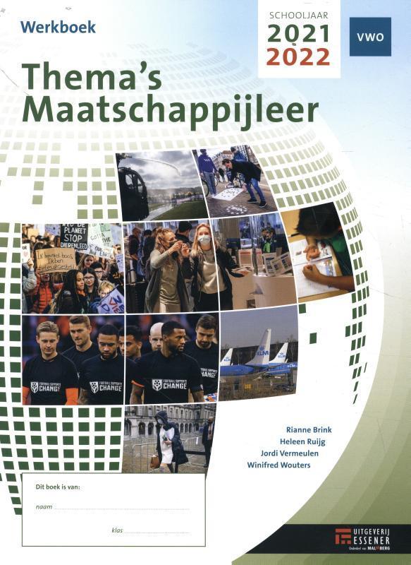 Themas Maatschappijleer voor VWO 9789086744312, Boeken, Filosofie, Zo goed als nieuw, Verzenden