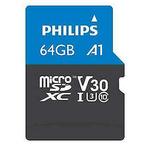 Philips | MicroSDXC | 64 GB | UHS-I | U3, Audio, Tv en Foto, Fotografie | Geheugenkaarten, Nieuw, Verzenden