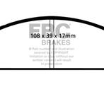 EBC 68-83 Fiat 124 1.6 Greenstuff Front Brake Pads - DP2116, Ophalen of Verzenden, Nieuw