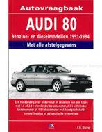 1991-1994 AUDI 80 BENZINE DIESEL VRAAGBAAK NEDERLANDS, Auto diversen, Handleidingen en Instructieboekjes