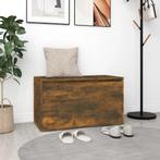 vidaXL Halbankje 80x40x45 cm bewerkt hout gerookt, Huis en Inrichting, Banken | Voetenbanken en Poefen, Verzenden, Nieuw