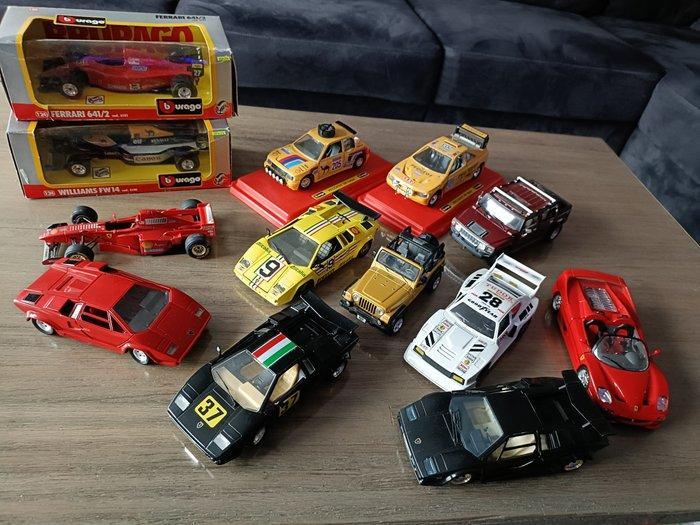 Bburago, Polistil, Revell 1:24 - Modelauto (13) - Ferrari, Hobby en Vrije tijd, Modelauto's | 1:5 tot 1:12