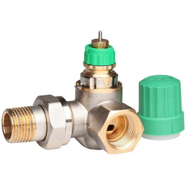 Danfoss RA-DV thermostaatkraan 1/2 dubbelhaaks rechts, Doe-het-zelf en Verbouw, Verwarming en Radiatoren, Verzenden