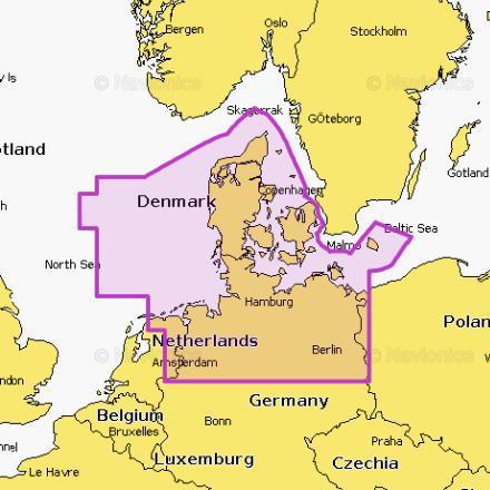 Navionics Waterkaart Platinum+ Regular NPEU077R Denemarken &, Watersport en Boten, Navigatiemiddelen en Scheepselektronica, Nieuw