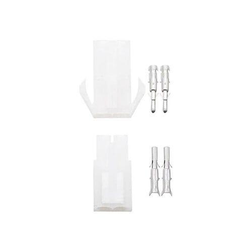 Accupack stekker - 2-polig - 4,5mm² - Wit - 1 Set, Hobby en Vrije tijd, Elektronica-componenten, Nieuw, Verzenden
