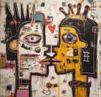 Eric Brumette - KISS ME LIKE BASQUIAT 39 - Toile L, Antiek en Kunst