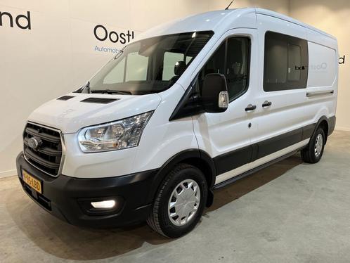 Ford Transit 350 2.0 TDCI L3H2 Trend 130 PK DC Dubbel Cabine, Auto's, Bestelauto's, Onderhoudsboekje, Lease, Overige kleuren, Handgeschakeld