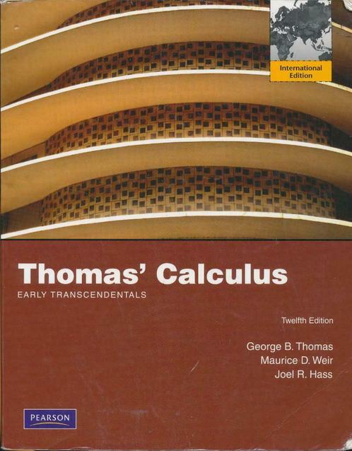 Thomas&#39; Calculus early transcendentals, Boeken, Studieboeken en Cursussen, Zo goed als nieuw, Overige niveaus, Ophalen of Verzenden