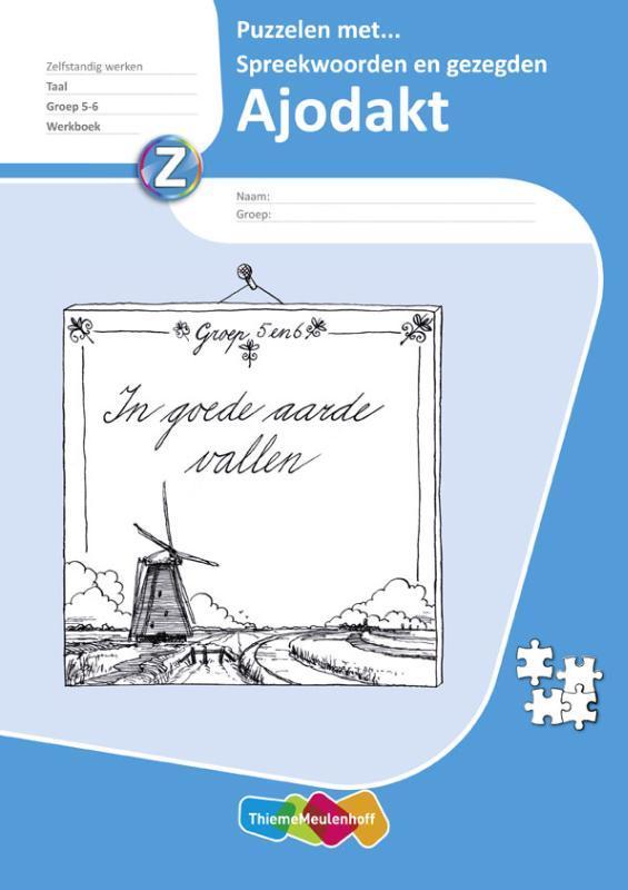 Ajodakt Taal 5ex Groep 5-6 Puzzelen met spreekwoorden en, Boeken, Schoolboeken, Gelezen, Verzenden