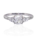 Ring - 18 karaat Witgoud - 1.38ct. tw. Diamant (Natuurlijk), Sieraden, Tassen en Uiterlijk, Ringen, Nieuw