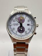 Citizen - Eco-Drive Chronograph Stainless Steel Solar Watch, Sieraden, Tassen en Uiterlijk, Horloges | Heren, Nieuw