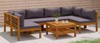 Stalen Tweepersoonsbed met Hoofdbord en Opbergruimte, Tuin en Terras, Tuinsets en Loungesets, Verzenden, Nieuw