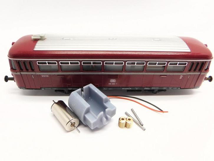 micromotor HTR004G motor ombouwset voor Trix VT 55, VT 62,, Hobby en Vrije tijd, Modeltreinen | H0, Gelijkstroom, Overige typen