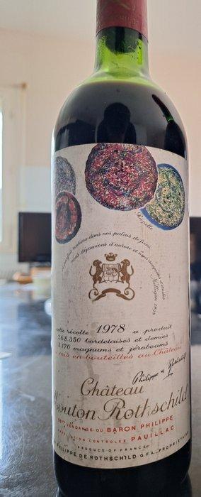 1978 Château Mouton Rothschild - Pauillac 1er Grand Cru, Verzamelen, Wijnen