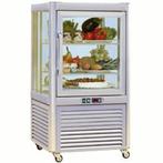 Gekoelde vitrine, 4 glazen zijden, Zakelijke goederen, Horeca | Keukenapparatuur, Verzenden, Nieuw in verpakking, Koelen en Vriezen