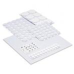 Vilt | 135 stuks (Diverse vormen en maten, Zelfklevend, Wit), Verzenden, Nieuw