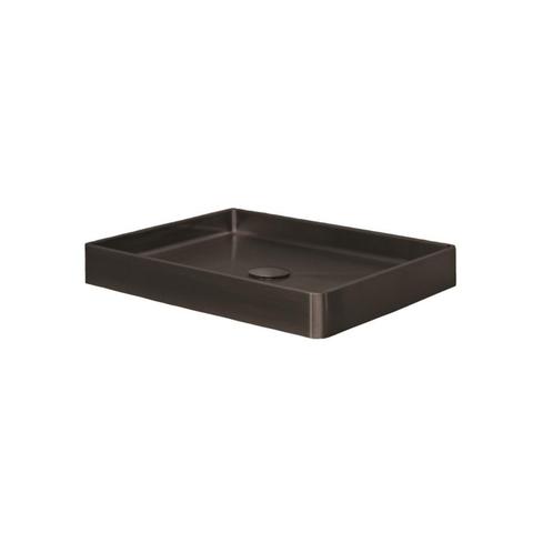 Opzetwastafel Dekker Lanesto Vanity 52x41x7 cm RVS Gunmetal, Doe-het-zelf en Verbouw, Sanitair, Overige typen, Nieuw, Chroom, Ophalen of Verzenden