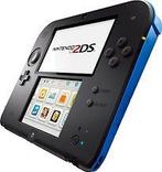 Nintendo 2DS zwartblauw [incl. 4GB geheugenkaart], Verzenden, Gebruikt, Blauw