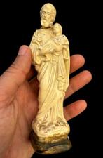 Figuur - Devotionele figuur van gips, beschilderd in