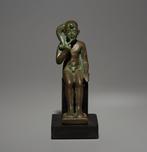 Oud-Egyptisch Brons Harpocrates-figuur. Late periode, 664 -