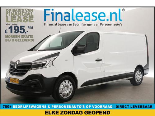 Renault Trafic 2.0 dCi T29 L2H1 Airco Cruise Navi PDC €195pm, Auto's, Bestelauto's, Lease, Handgeschakeld, Diesel, Renault, Wit