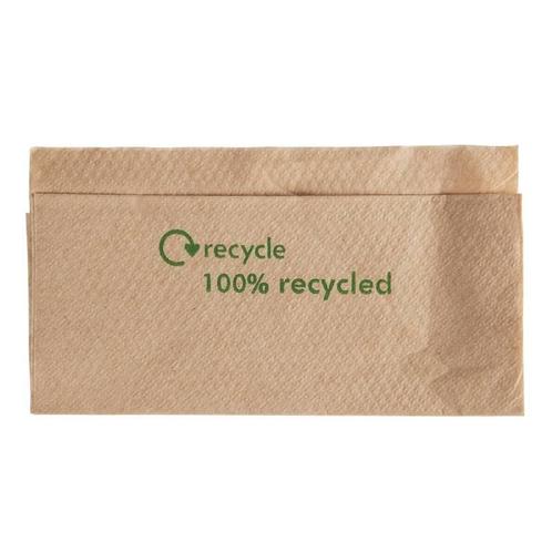 Recycled kraftpapier servetten - enkel - 6000 stuks, Zakelijke goederen, Horeca | Keukenapparatuur, Nieuw in verpakking, Verzenden