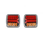 LED achterlichtcombinatie set - 12 / 24V - 4 in 1 - 34 LED, Auto diversen, Tuning en Styling, Ophalen of Verzenden