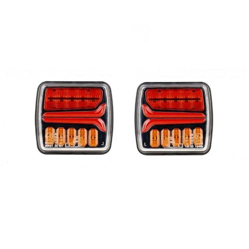 LED achterlichtcombinatie set - 12 / 24V - 4 in 1 - 34 LED, Auto diversen, Tuning en Styling, Ophalen of Verzenden