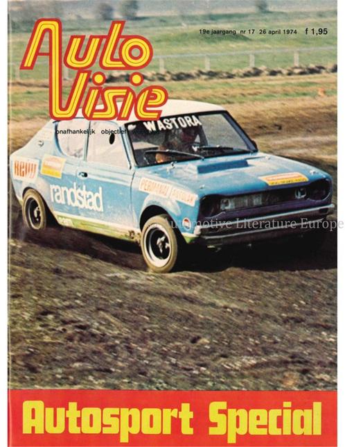 1974 AUTOVISIE MAGAZINE 17 NEDERLANDS, Boeken, Auto's | Folders en Tijdschriften