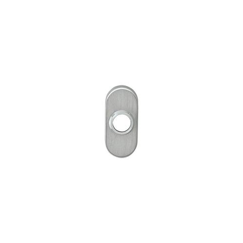 Intersteel Rozet ovaal verdekt 65x30x10mm - RVS, Doe-het-zelf en Verbouw, Hang- en Sluitwerk, Nieuw, Verzenden