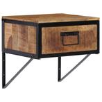 vidaXL Nachtkastje 40x35x40 cm massief mangohout, Huis en Inrichting, Verzenden, Nieuw, Hout