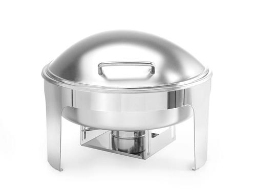 Chafing Dish Rond Satin Finish, Hendi, Profi Line, 6L, 465x4, Zakelijke goederen, Horeca | Keukenapparatuur, Nieuw in verpakking