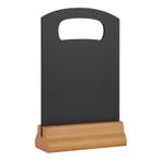 Tafel krijtbord | Met houten voet | 31,5x18,2cm Olympia, Verzenden, Nieuw in verpakking