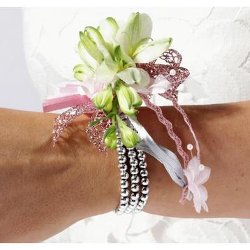 Corsage polscorsage delicate kids zilver alleen voor smalle beschikbaar voor biedingen