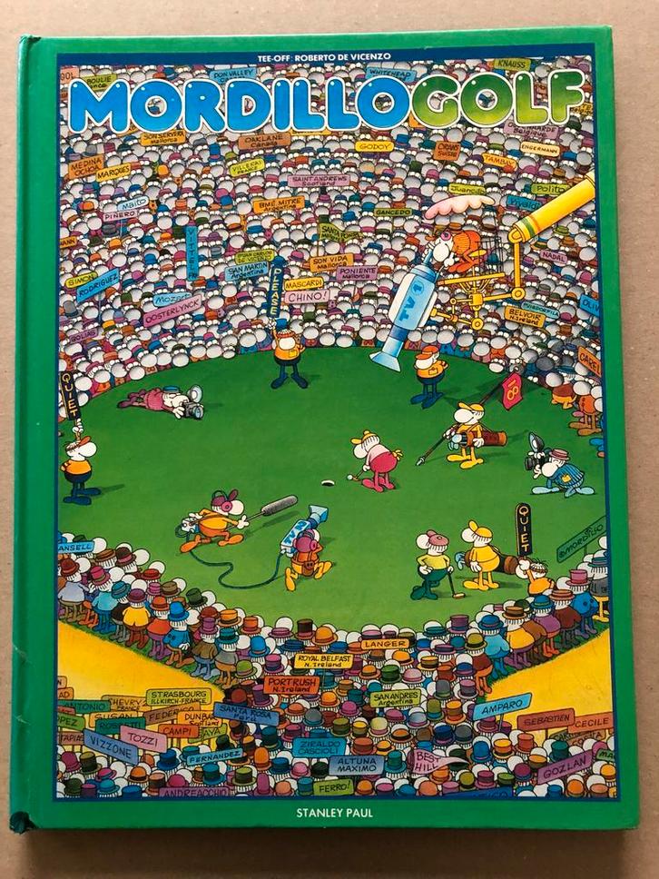 Mordillo - Grafische fantasie over de Golf-sport, Verzamelen, Stripfiguren, Boek of Spel, Gebruikt, Ophalen of Verzenden