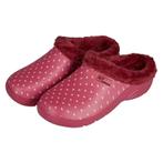 XQ Dames Tuinklompen Stippen Met Bontje - Lichtgewicht &, Ophalen of Verzenden, Nieuw