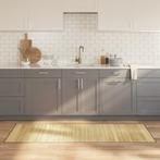 vidaXL Vloerkleed rechthoekig 70x200 cm bamboe lichtnaturel, Verzenden, Nieuw