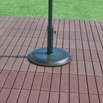 Parasolvoet Bionaz parasolhouder beton rond Ø45x5 cm zwart c, Verzenden, Nieuw