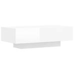 Witte Salontafel 100cm - Tweedekansje - Modern Design, Huis en Inrichting, Tafels | Salontafels, Minder dan 50 cm, 50 tot 100 cm