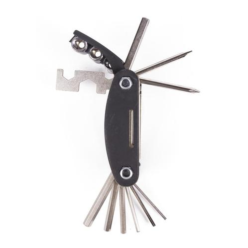 Benson Compacte fiets reparatieset - 16-delig - zwart - m..., Fietsen en Brommers, Fietsonderdelen, Nieuw, Ophalen of Verzenden