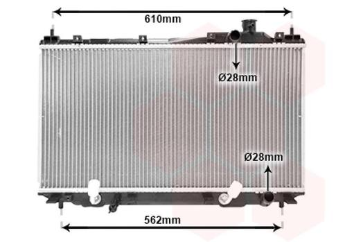RADIATOR VOOR HONDA CIVIC 1999-2001 19010PMMA51, Auto-onderdelen, Airco en Verwarming, Nieuw, Ophalen of Verzenden